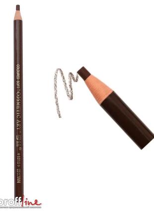 Олівець розмітковий водостійкий cosmetic art "темно-коричневий"