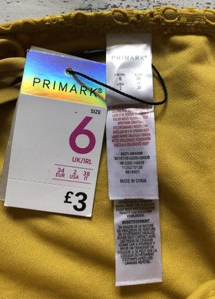 Нові плавки низ купальника xs primark5 фото