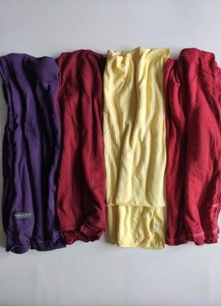 Трикотажные шарфы (набор 4 шт) от 35- до 185 см8 фото