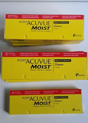 Контактні лінзи 1-day acuvue moist contact lenses 5
