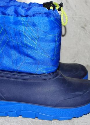 Зимние ботинки синии на меху 32 размер5 фото