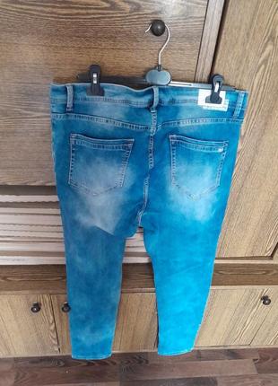 Брюки джинсы стрейчевые зауженные2 фото