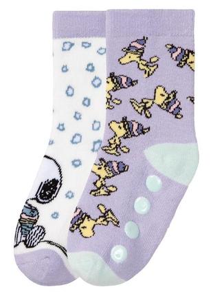 Махрові шкарпетки зі стопперами набором 2в17 фото