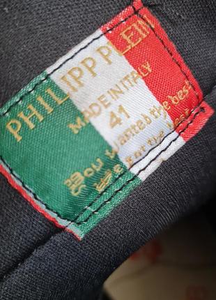 Ботинки philipp plein чорного кольору з імітацією черепа 7