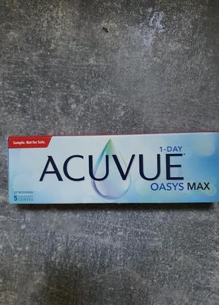 Контактные линзы acuvue oasys max 1-day