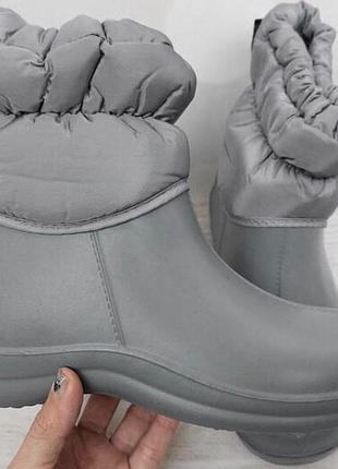 Розпродаж! хит сезона! женские сапоги 37-41 чоботи галоши дутики  пена резина з мехом