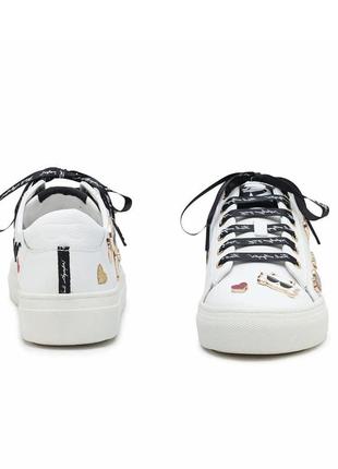 Кеды karl lagerfeld, белые кеды karl lagerfeld, karl lagerfeld cate pins sneaker