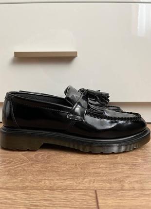 Лоферы мартинс мартинсы черные dr martens loafers adrian