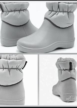 Акція! хит сезона! женские сапоги 37-41 чоботи резина галоши дутики  пена  з мехом