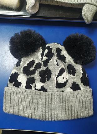 Тепла шапочка 1-2роки ,