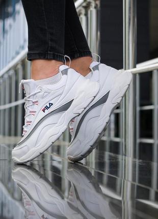 Fila ray white женские кроссовки