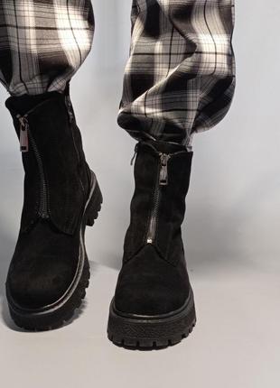 Зимові чоботи сапоги черевики4 фото