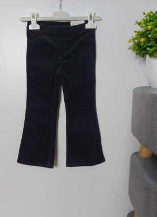 Мікровельветові джинси h&m на дівчинку 2-3 і 3-4 роки