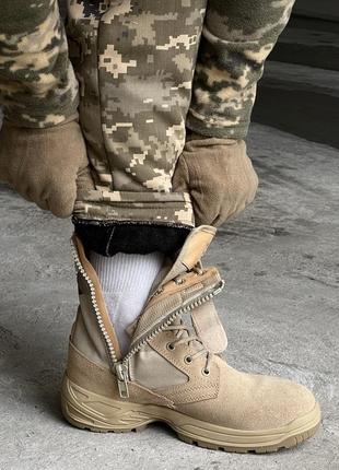 Мужские зимние тактические брюки камуфляжные на флисе | армейские штаны теплые мультикам (bon)5 фото