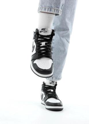Чоловічі зимові шкіряні кросівки nike nikestore jordan 1 retro winter5 фото