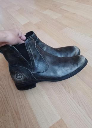 Крутые кожаные ботинки timberland🔥