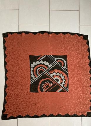 Платок шёлковый большой дорогой бренд италии manolo borromeo