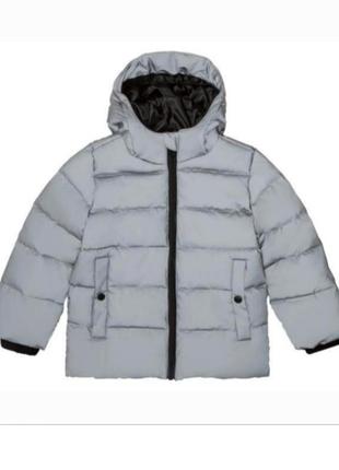 Теплая куртка 86-92 лыжная куртка 92 куртка еврозима неон lupilu 92 неоновая куртка lupilu лыжная куртка lupilu