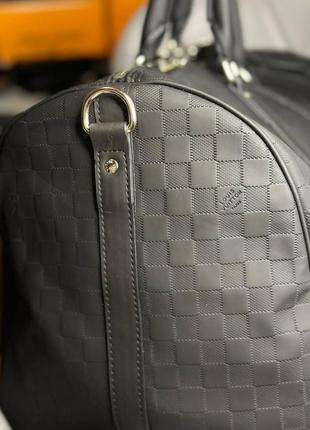 Сумка мужская louis vuitton keepall 55 damier infini s062-13 фото