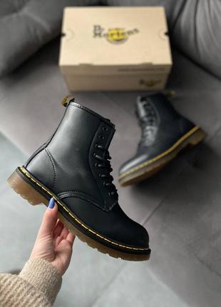 Сапоги зимние на меху dr martens 1460❄ кожаные ботинки2 фото