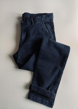 Джинсы drdenimjeans 34 32 синие стрейч слим