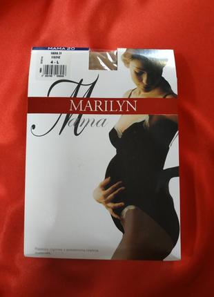 Комфортные колготки для беременных marilyn mama 40 размер 2 черные1 фото