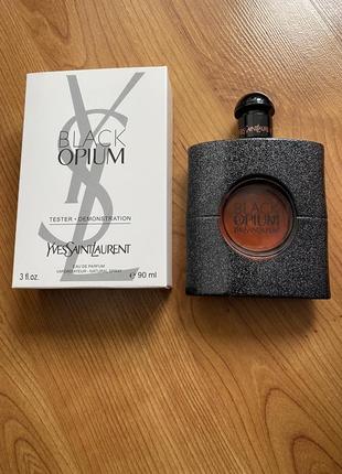 Женские духи yves saint laurent black opium edp (тестер) 90 ml.1 фото