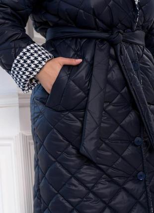 Красивое зимнее/демисезонное пальто на силиконе2 фото