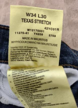 Джинсы мужские синие wrangler texas stretch w 34 l 303 фото