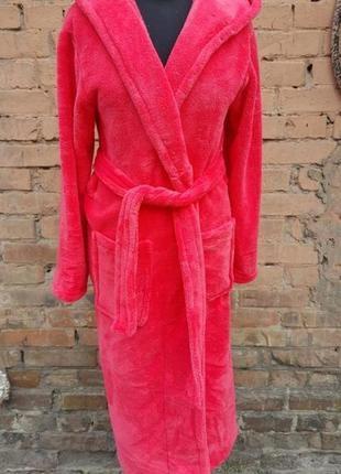 Манго качественный крупный длинный махровый/плюшевый халат с капюшоном s-6xl есть цвета