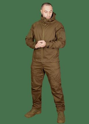 Костюм тактичний польовий зносостійкий дихаючий костюм для рибальства та полювання xxxl койот ku-223 фото