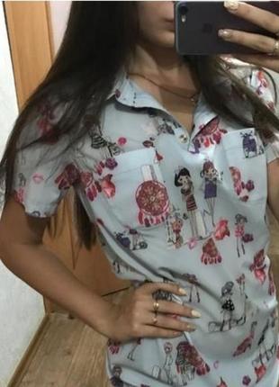 Блуза  кофта сорочка