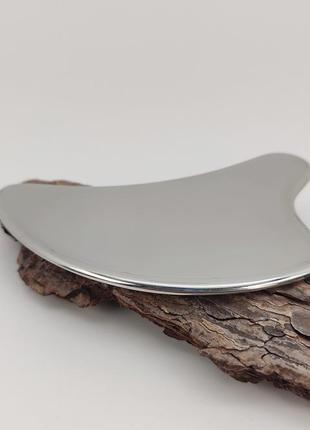 Металлический гипоаллергенный скребок для массажа гуаша арт. 04240