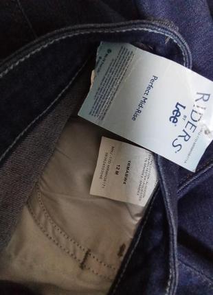Брендовые новые коттоновые джинсовые капри р.м 14-16.2 фото