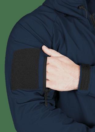 Куртка тактична військова армійський теплий верх для військових зсу xl синій tr-445 фото