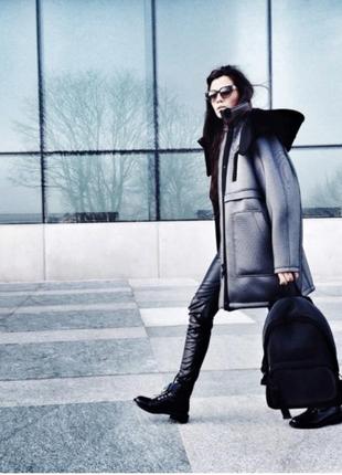 Осінньо-зимова парка пуховик alexander wang + h&m, оригінал