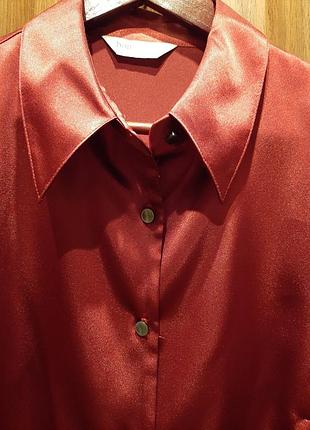 Акція! ефектна блуза bonmarche винного кольору марсала