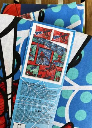 Класний бавовняний постільний набір спайдермен оригінальний мерч