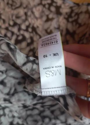 Стильная туника m&s mark&spencer брендовое пляжное платье сарафан блуза s m9 фото