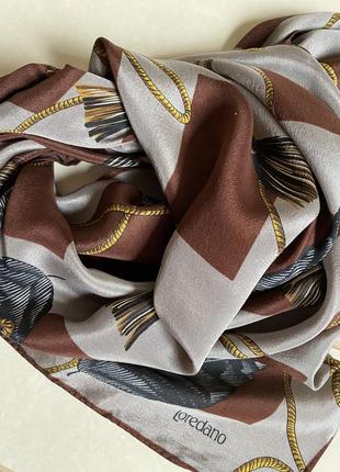 Платок шёлковый большой дорогой бренд италии loredano