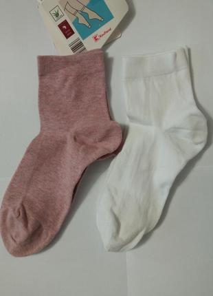 2 пары! набор
носки хлопок oyanda германия комфортная манжета, с алоэ вера 
размер 39/42