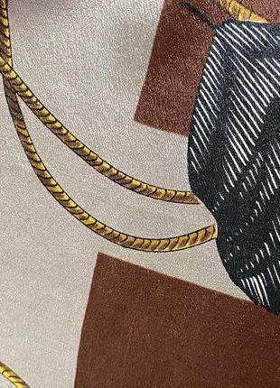 Платок шёлковый большой дорогой бренд италии loredano