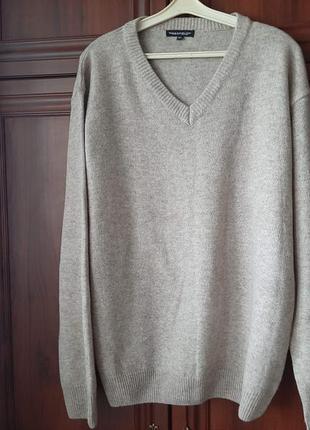 Вовняний светр пуловер manfield р.xl-xxl