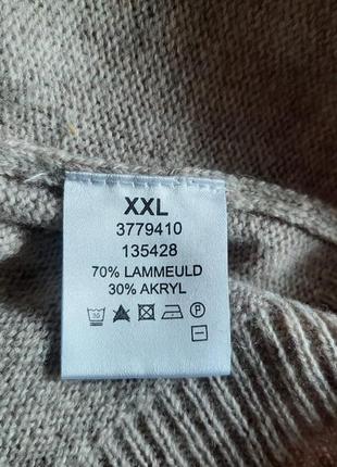 Вовняний светр пуловер manfield р.xl-xxl5 фото