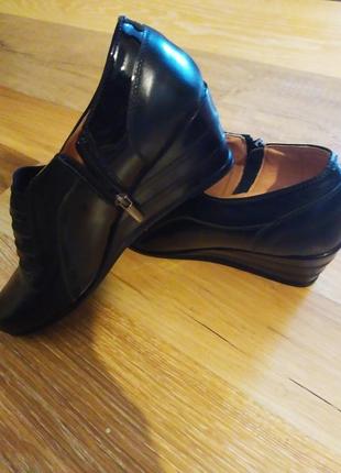 Туфли кожаные
