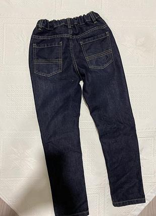 Джинси чорні дитячі джинси на хлопчика штани резинка регулюється kids 8-9 років.