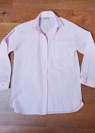 Рубашка розовая 140р2 фото