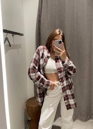 Клетчатая рубашка рубашка в клетку