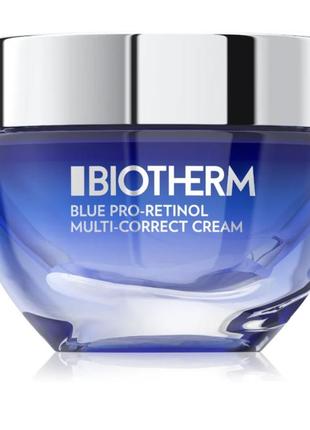 Biotherm blue therapy pro-retinol мультифункціональний крем проти ознак старіння з ретинолом