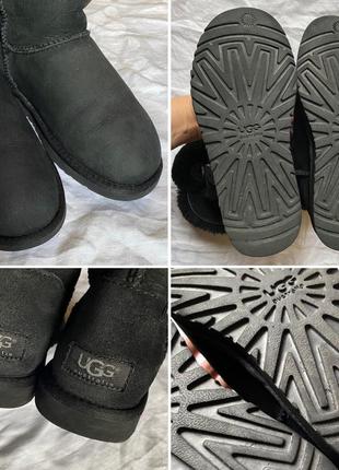 Уггі ugg bailey button triplet ii оригінал замша+овчина8 фото